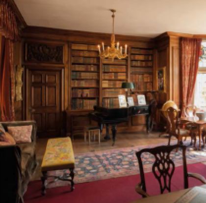 the Library at Sudeley Castle