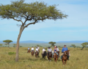 A horseback safari by the Maasai Mara