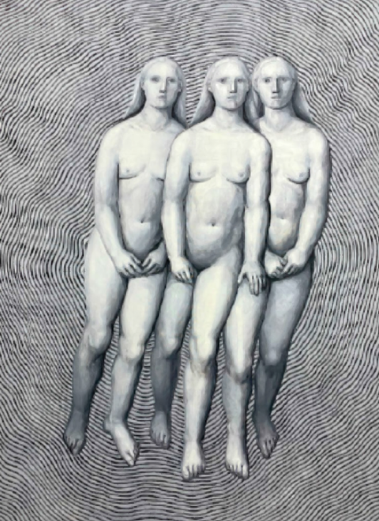 Apparition is one of three Evelyn Williams paintings put up for sale to raise funds for the biennial Evelyn Williams Drawing Award, set up in her memory. £2,705